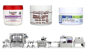 6 Head Filler Petroleum Jelly Filling Machine With Heat Shrink Packer