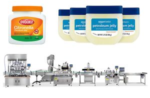 Automatic 6 Heads Pistons Petroleum Jelly Bottle Filling Machine Line