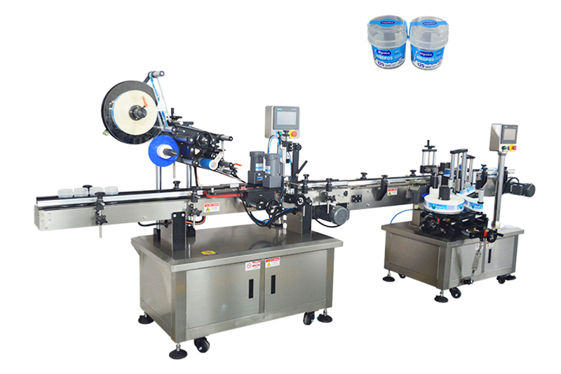 Automatic Corner & Taper Bottle Tamper-Evident Sticker Labeling Machine