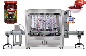 Automatic Jam Jar Filling Machine
