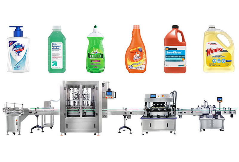 Automatic Liquid Bottle Filling Capping And Labeling Machine