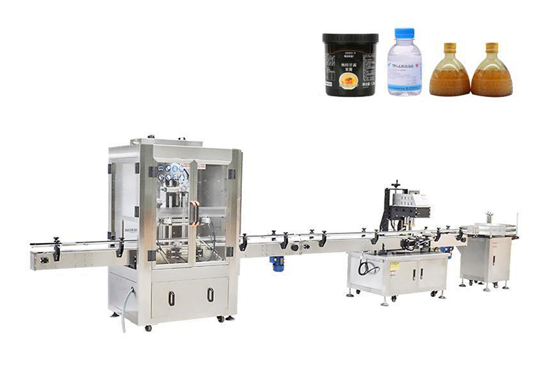 Automatic Liquid Paste Piston Filling Capping Machine