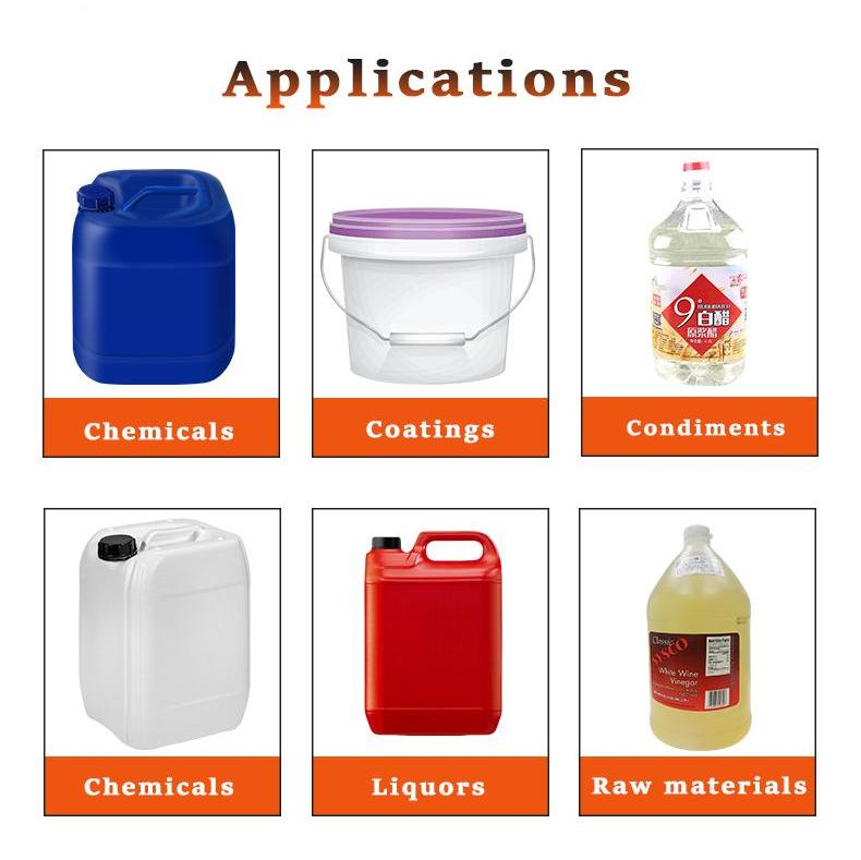 Otomatik Plastik Büyük Varil Kovası Sıvı Tartı Dolum Makinesi