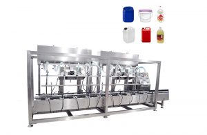 Automātiska plastmasas liela mucas kausa šķidruma svēršanas iepildīšanas iekārta