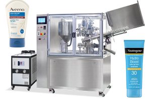 Automatic Plastic Tube Filling And Sealing Machine With Water Cooler