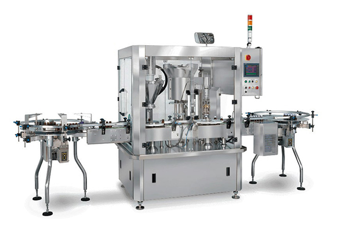 Automatic Powder Bottle Monoblock Filling Capping Machine