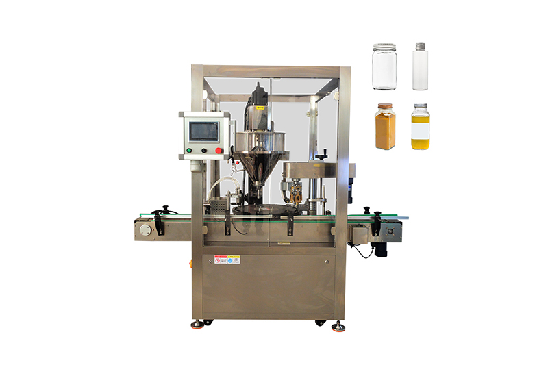 Automatic Powder Filling Capping 2 In 1 Machine