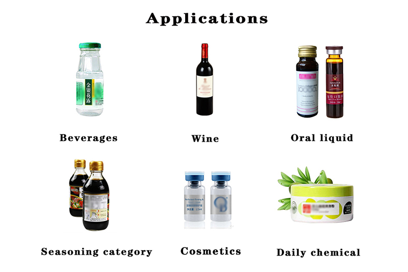 ავტომატური მრგვალი ქილა Can Dropper ბოთლის ფლაკონის სტიკერის მარკირების მანქანა