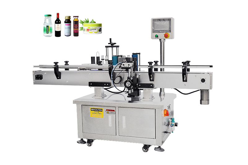 Automatic Round Jar Can Dropper Bottle Vial Sticker Labeling Machine