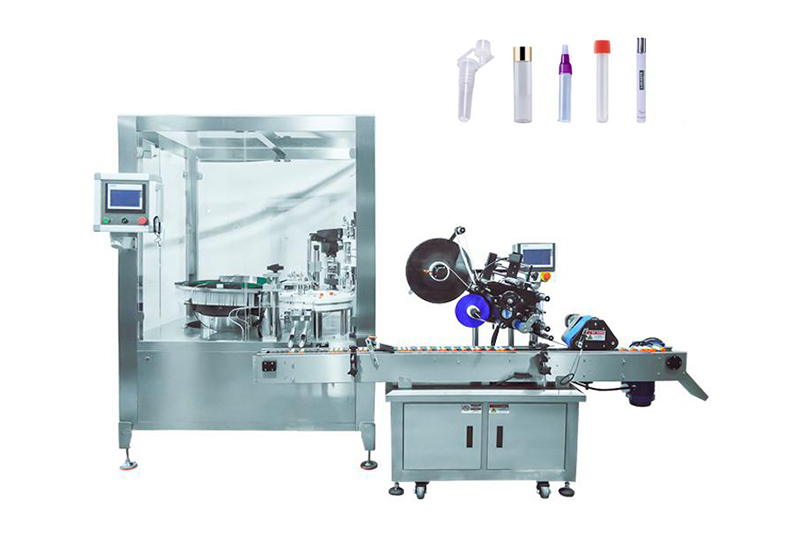 Automatic Testing Tube Reagent Filling Capping 2 In 1 Machine