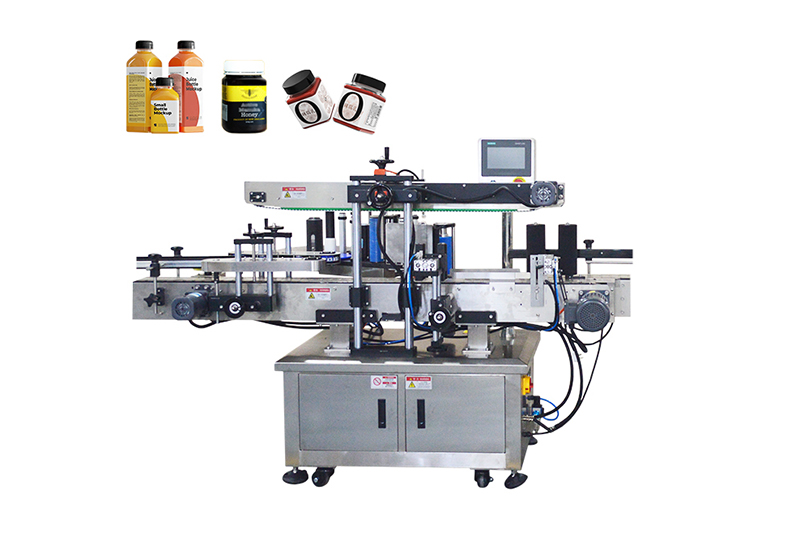 Automatic Three Sides Bottle Labeling Machine For Square Bottle Jar Can