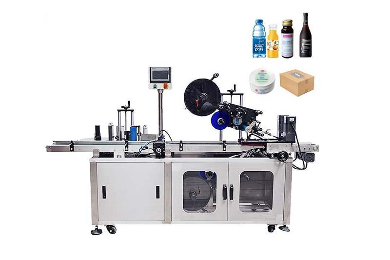 Automatic Top And Bottom Labeling Machine With Wrap Around Device