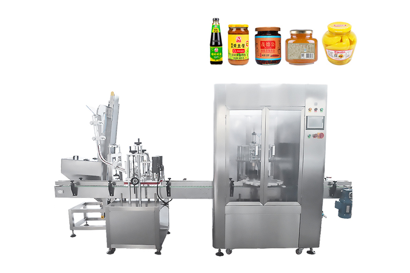 Automatic Vacuum Capping Machine For Food Glass Jar