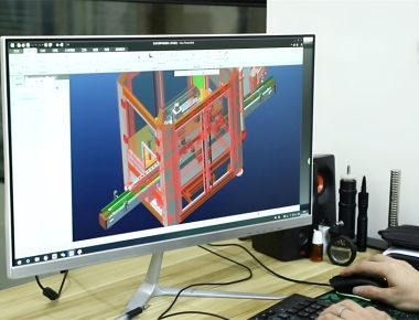 Vista della fabbrica