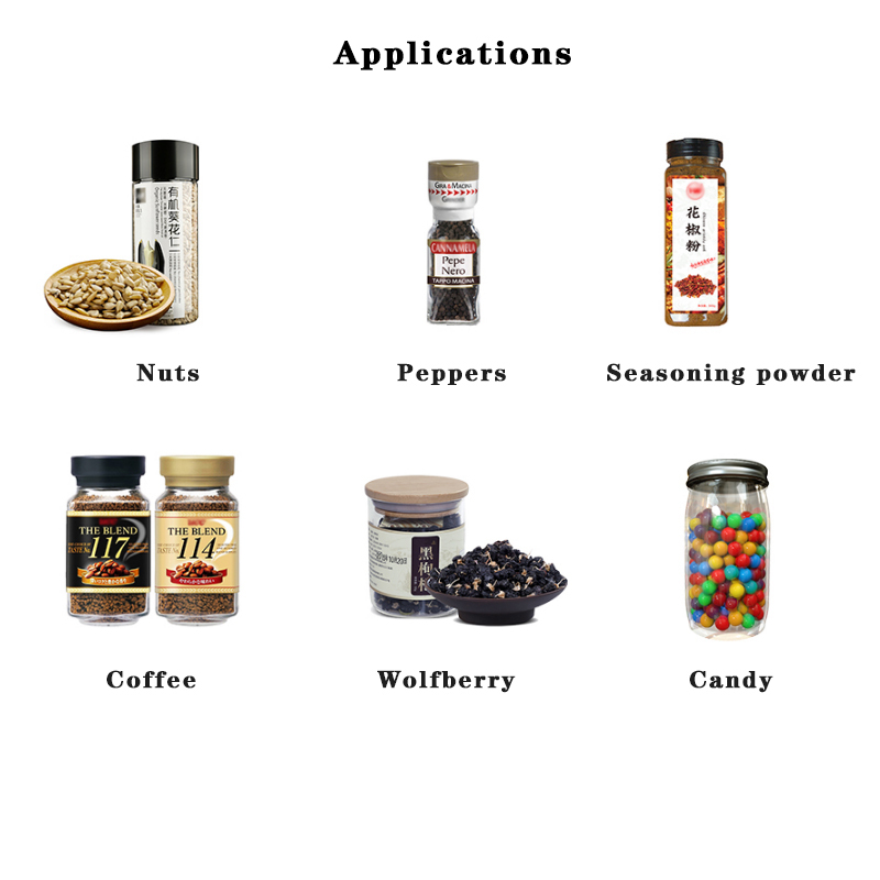 Potpuno automatski volumetrijski stroj za punjenje boca granulama