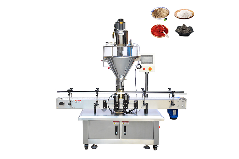 Microdosing Auger Protein Powder Coffee Sugar Powder Bottle Filling Machine