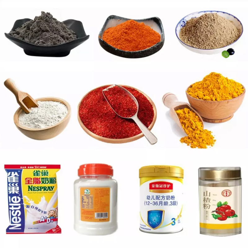 Ứng dụng máy chiết rót bột