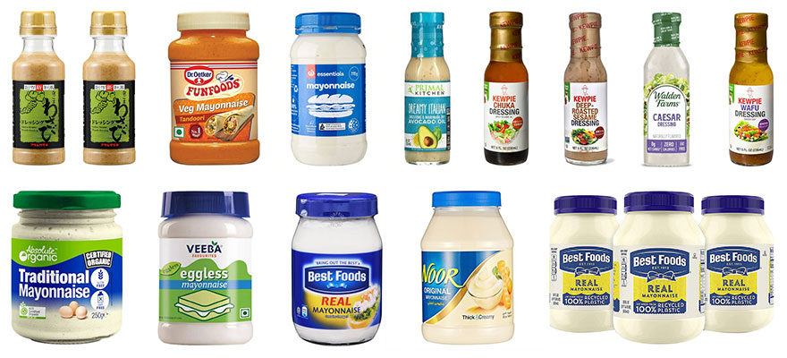 Automatic 6 Heads Pistons Mayonnaise Bottle Filling Machine Line Automatic 6 Heads Pistons Mayonnaise Bottle Filling Machine Line