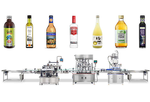 Automatic Bottle Labeling Filling And Capping Machine