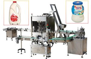 Automatic Cream Bottle Filling Capping And Labeling Machine