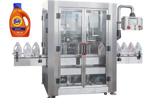 Máquina automática de llenado de líquido para lavavajillas de tipo de seguimiento